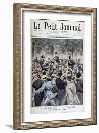 The Depature of Émile Zola from Versailles, 1898-Henri Meyer-Framed Giclee Print