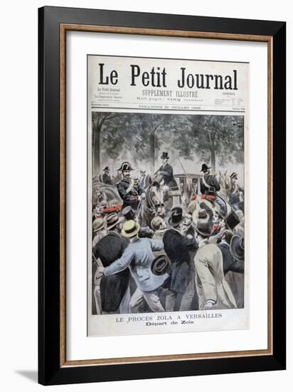 The Depature of Émile Zola from Versailles, 1898-Henri Meyer-Framed Giclee Print