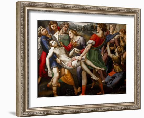 The Deposition 1507 by Raphael-Raphael-Framed Giclee Print