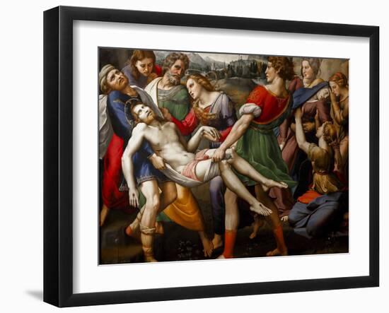 The Deposition 1507 by Raphael-Raphael-Framed Giclee Print