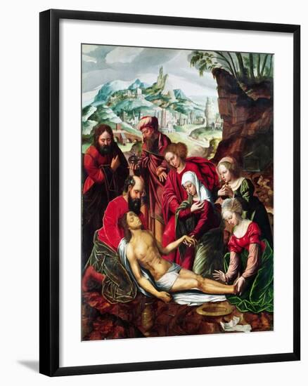 The Deposition, 16th Century-Bernard van Orley-Framed Giclee Print