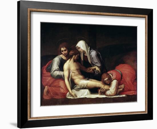 The Deposition, by Fra Bartolomeo-Fra Bartolomeo-Framed Giclee Print