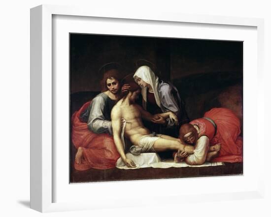The Deposition, by Fra Bartolomeo-Fra Bartolomeo-Framed Giclee Print
