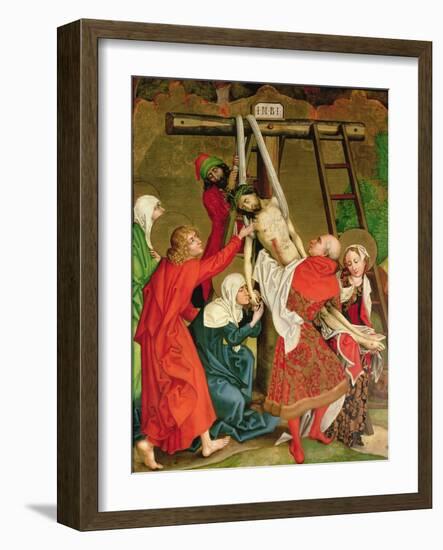 The Deposition, from the Altarpiece of the Dominicans, C.1470-80-Martin Schongauer-Framed Giclee Print