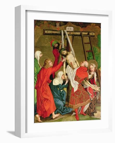 The Deposition, from the Altarpiece of the Dominicans, C.1470-80-Martin Schongauer-Framed Giclee Print