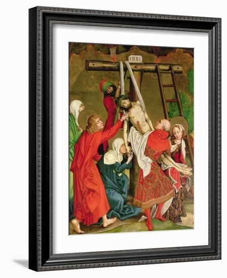 The Deposition, from the Altarpiece of the Dominicans, C.1470-80-Martin Schongauer-Framed Giclee Print