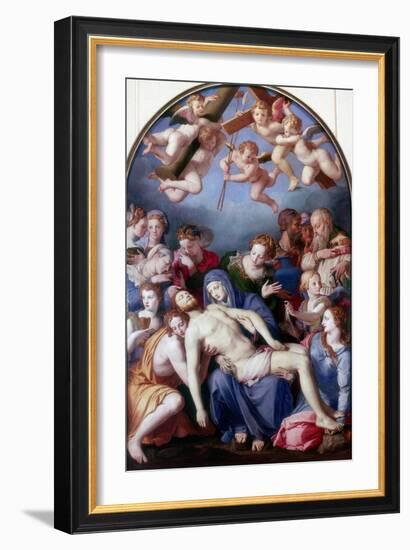 The Deposition from the Cross, 1443-1445-Agnolo Bronzino-Framed Giclee Print