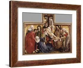 The Deposition from the Cross-Rogier van der Weyden-Framed Art Print