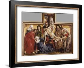 The Deposition from the Cross-Rogier van der Weyden-Framed Art Print