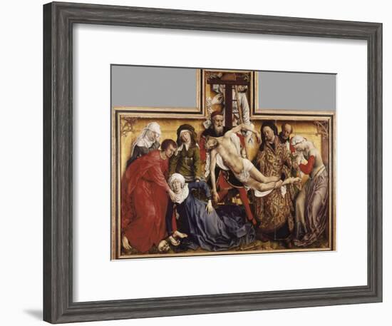 The Deposition from the Cross-Rogier van der Weyden-Framed Art Print