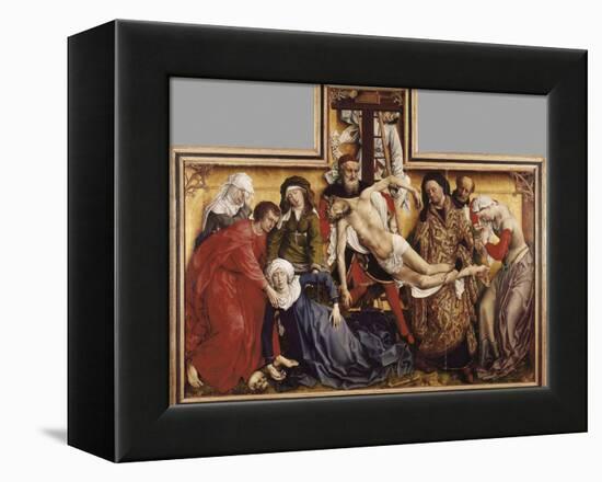 The Deposition from the Cross-Rogier van der Weyden-Framed Stretched Canvas