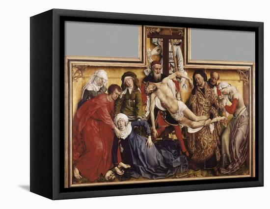 The Deposition from the Cross-Rogier van der Weyden-Framed Stretched Canvas