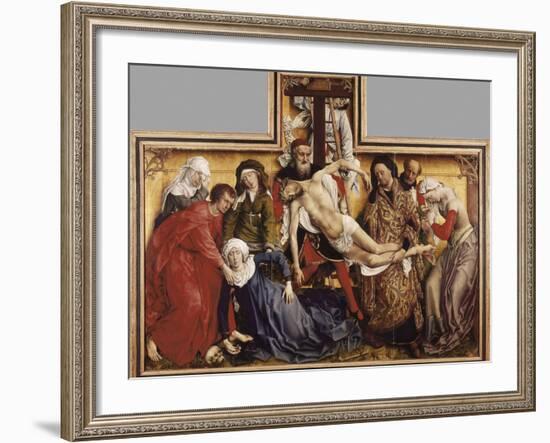 The Deposition from the Cross-Rogier van der Weyden-Framed Art Print