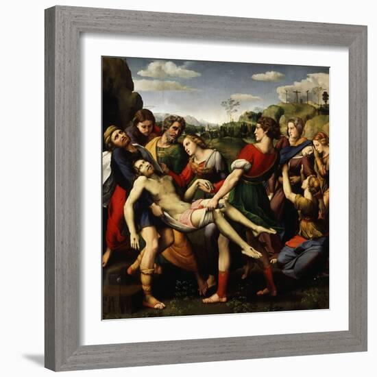 The Deposition of Christ, 1507-Raphael-Framed Giclee Print