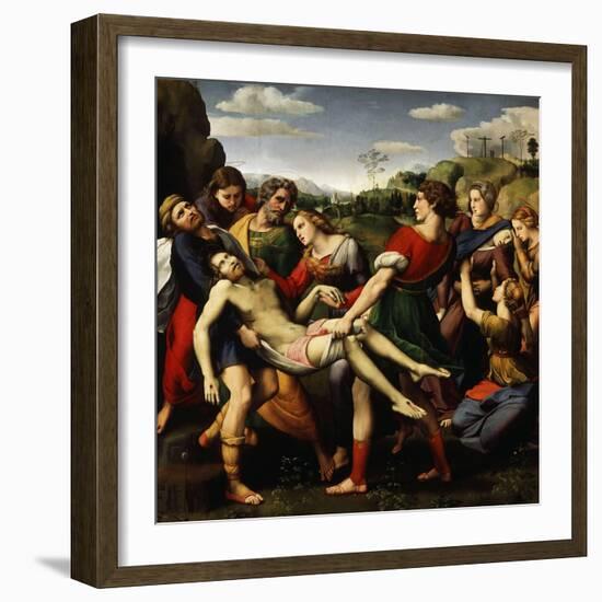 The Deposition of Christ, 1507-Raphael-Framed Giclee Print