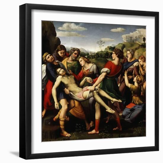 The Deposition of Christ, 1507-Raphael-Framed Giclee Print