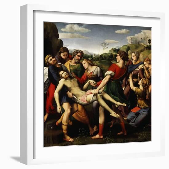 The Deposition of Christ, 1507-Raphael-Framed Giclee Print