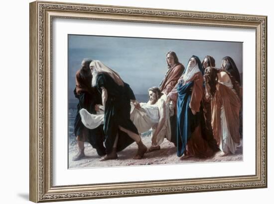 The Deposition of Christ-Antonio Ciseri-Framed Giclee Print