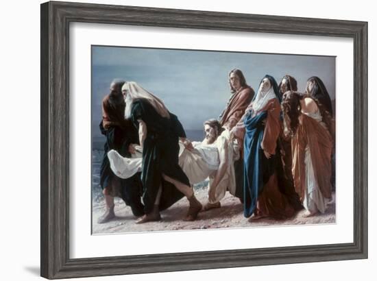 The Deposition of Christ-Antonio Ciseri-Framed Giclee Print