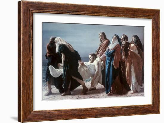 The Deposition of Christ-Antonio Ciseri-Framed Giclee Print