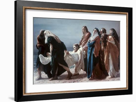 The Deposition of Christ-Antonio Ciseri-Framed Giclee Print