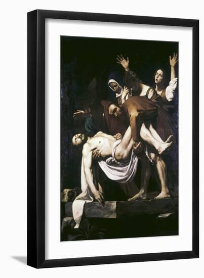 The Deposition-Caravaggio-Framed Giclee Print