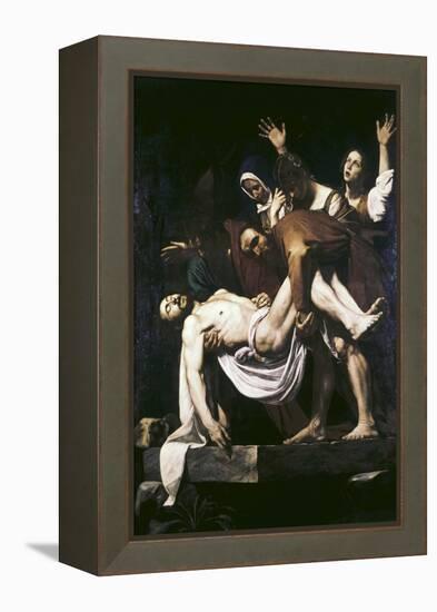 The Deposition-Caravaggio-Framed Premier Image Canvas