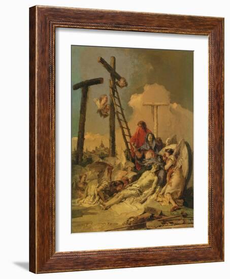 The Deposition-Giovanni Battista Tiepolo-Framed Giclee Print