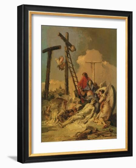 The Deposition-Giovanni Battista Tiepolo-Framed Giclee Print