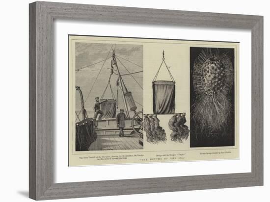 The Depths of the Sea-null-Framed Giclee Print