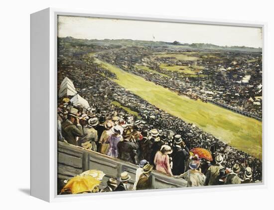 The Derby, 1922-Sir John Lavery-Framed Premier Image Canvas