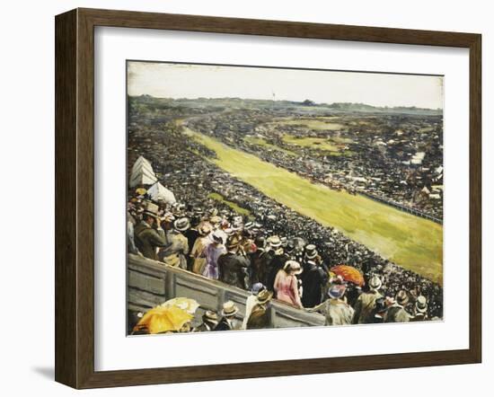The Derby, 1922-Sir John Lavery-Framed Giclee Print