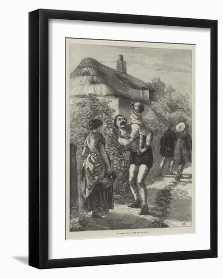 The Derby Day, on the Road to Epsom-null-Framed Premium Giclee Print