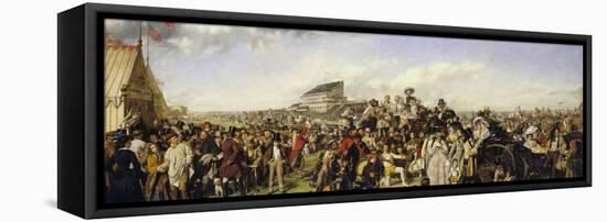 The Derby Day-William Powell Frith-Framed Premier Image Canvas