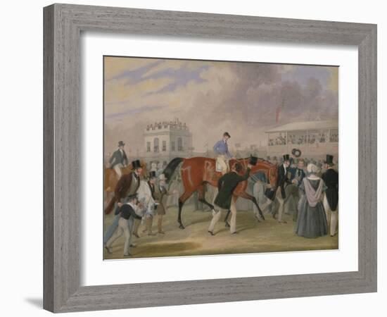 The Derby Pets: the Winner, 1842-James Pollard-Framed Giclee Print