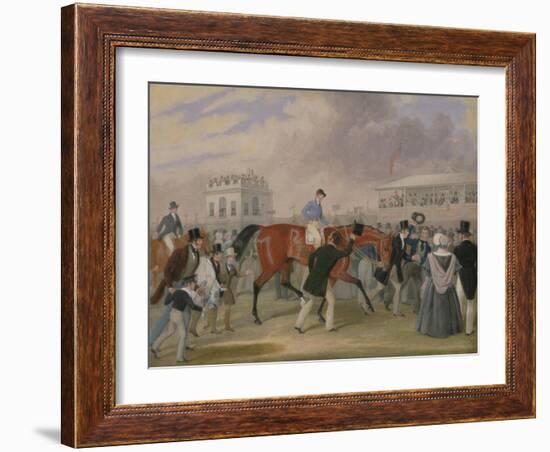 The Derby Pets: the Winner, 1842-James Pollard-Framed Giclee Print