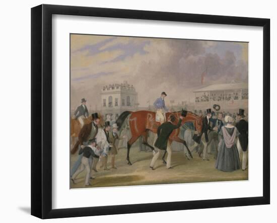 The Derby Pets: the Winner, 1842-James Pollard-Framed Giclee Print