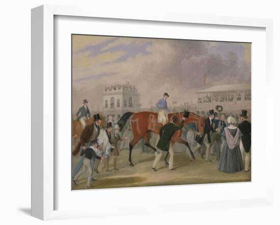 The Derby Pets: the Winner, 1842-James Pollard-Framed Giclee Print