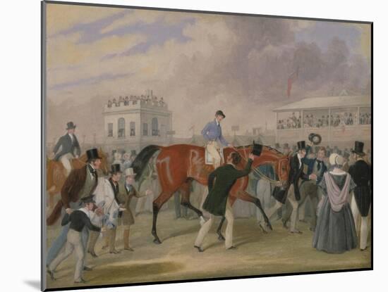 The Derby Pets: the Winner, 1842-James Pollard-Mounted Giclee Print