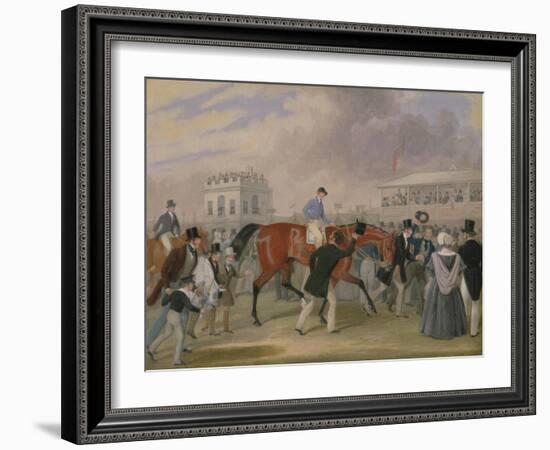 The Derby Pets: the Winner, 1842-James Pollard-Framed Giclee Print