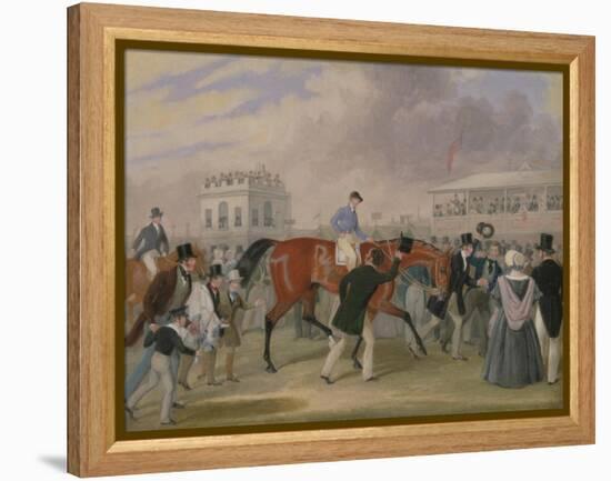 The Derby Pets: the Winner, 1842-James Pollard-Framed Premier Image Canvas