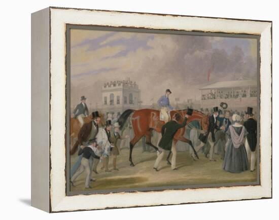 The Derby Pets: the Winner, 1842-James Pollard-Framed Premier Image Canvas