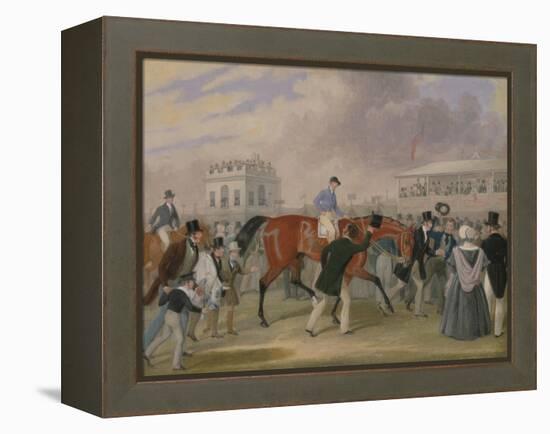 The Derby Pets: the Winner, 1842-James Pollard-Framed Premier Image Canvas