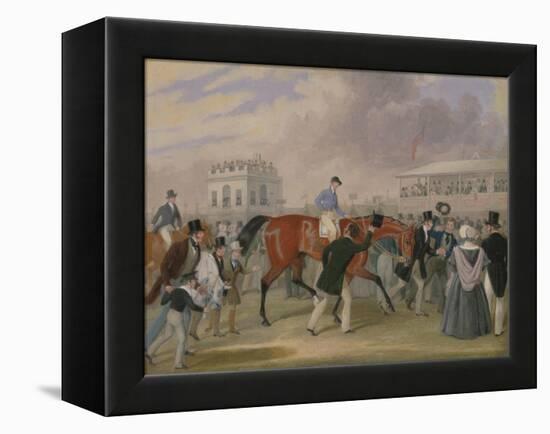 The Derby Pets: the Winner, 1842-James Pollard-Framed Premier Image Canvas