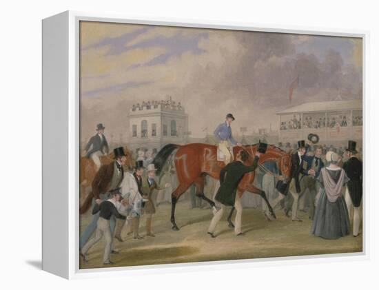 The Derby Pets: the Winner, 1842-James Pollard-Framed Premier Image Canvas