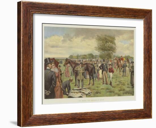 The Derby, the Paddock at Epsom-Isaac J. Cullin-Framed Giclee Print