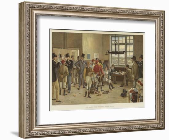 The Derby, the Weighing Room, Epsom-Isaac J. Cullin-Framed Giclee Print