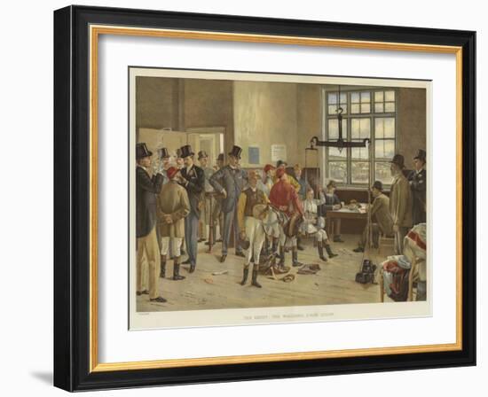 The Derby, the Weighing Room, Epsom-Isaac J. Cullin-Framed Giclee Print