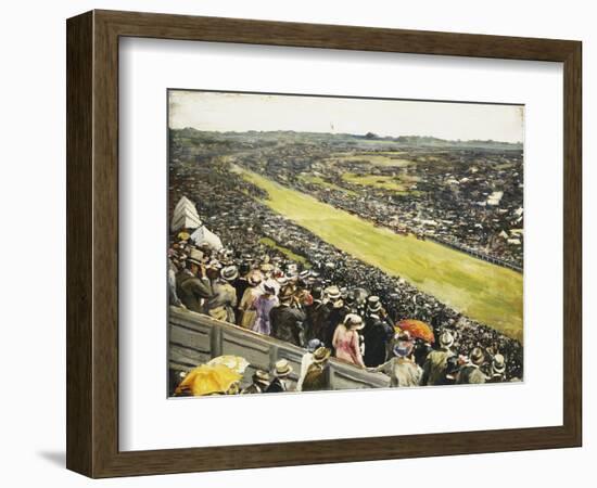 The Derby-Sir John Lavery-Framed Giclee Print