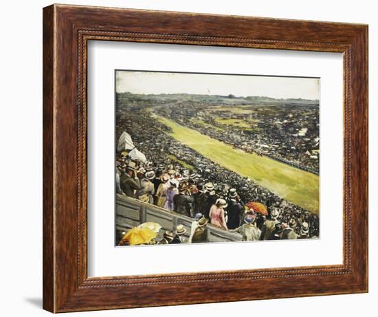 The Derby-Sir John Lavery-Framed Giclee Print